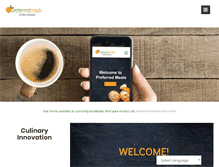 Tablet Screenshot of preferredmeals.com